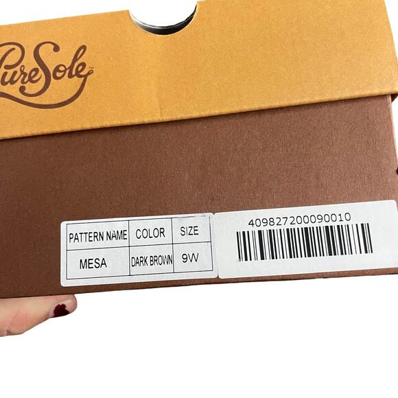 Pure Sole Mesa Dark Brown Sandal NWT 9W - Picture 4 of 8